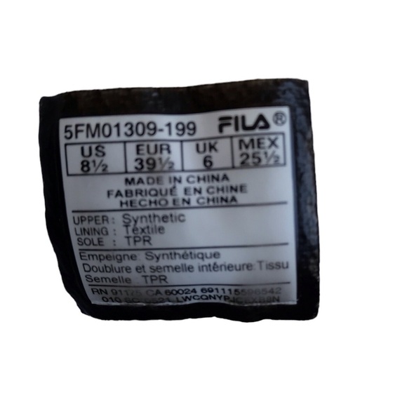 Fila Vulc 13 Paintball Splatter Sneakers size 8.5 - Picture 9 of 10